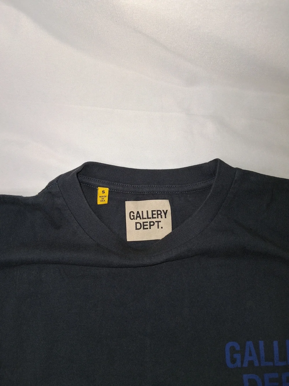 Gallery Dept. Souvenir Tee Washed Black Short-Sleeve Logo Tee